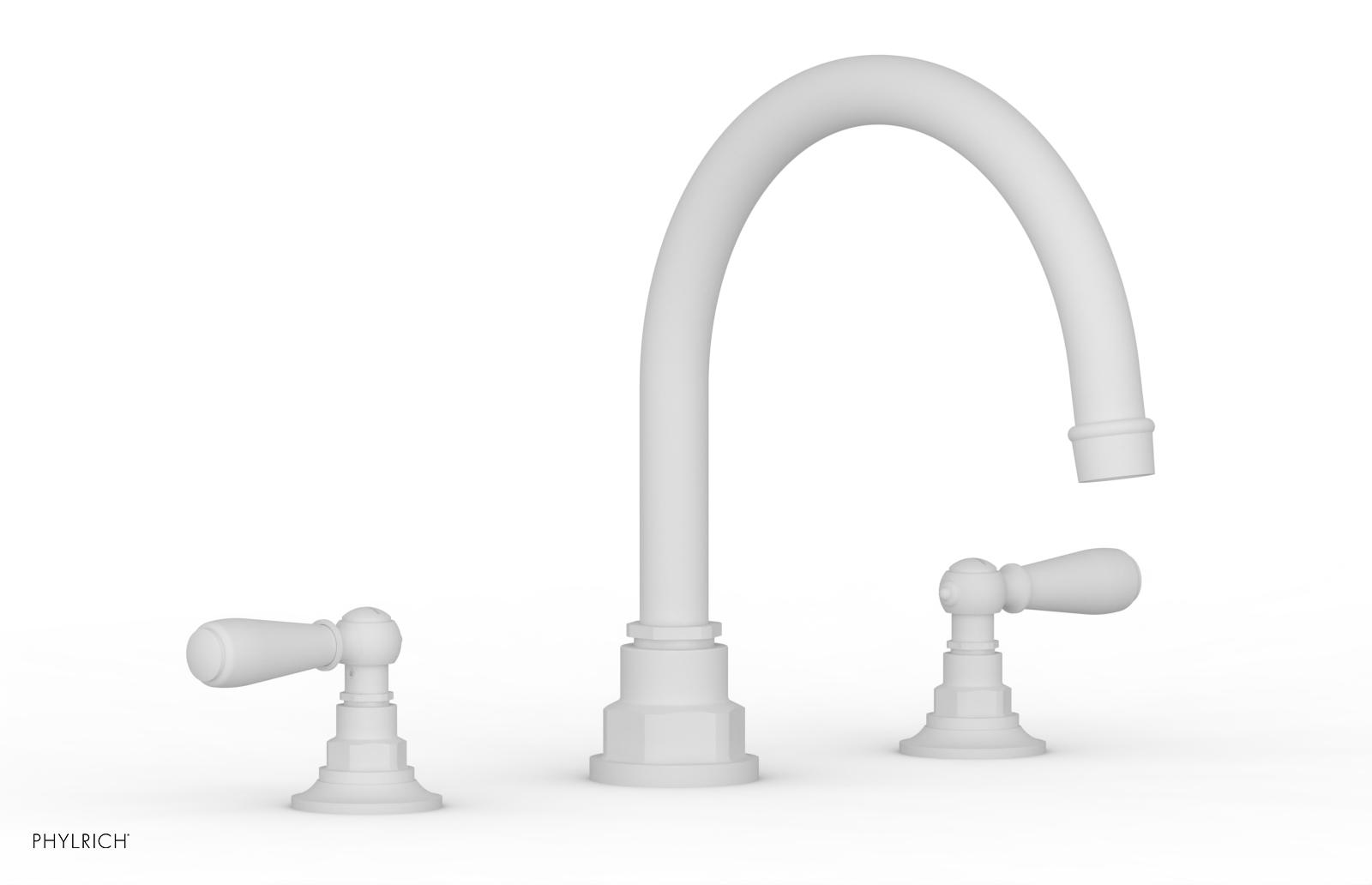 Phylrich Jamestown Deck Tub Set with Lever Handles