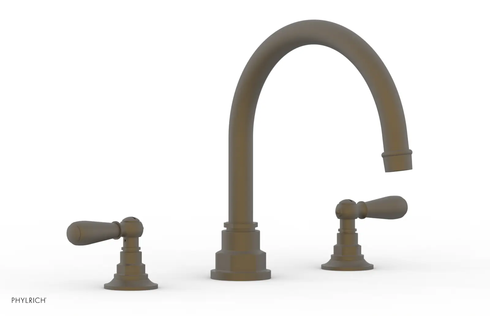 Phylrich Jamestown Deck Tub Set with Lever Handles by Phylrich