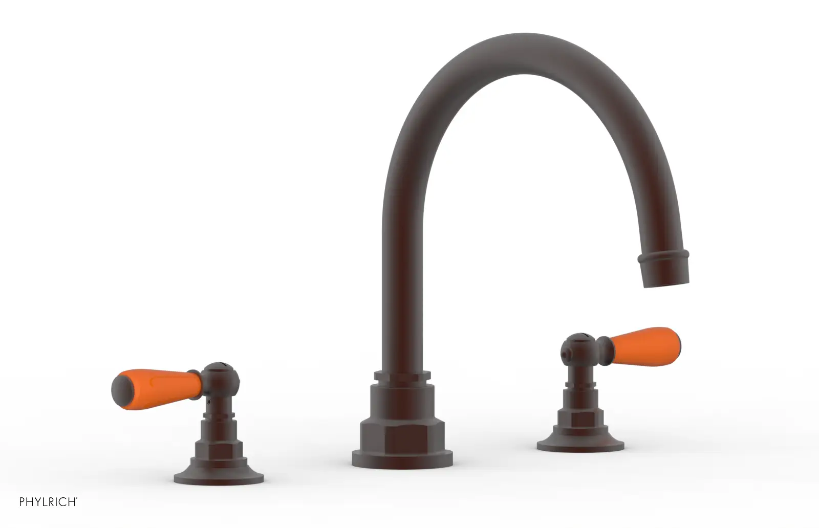 Phylrich Jamestown Deck Tub Set with Lever Handles by Phylrich