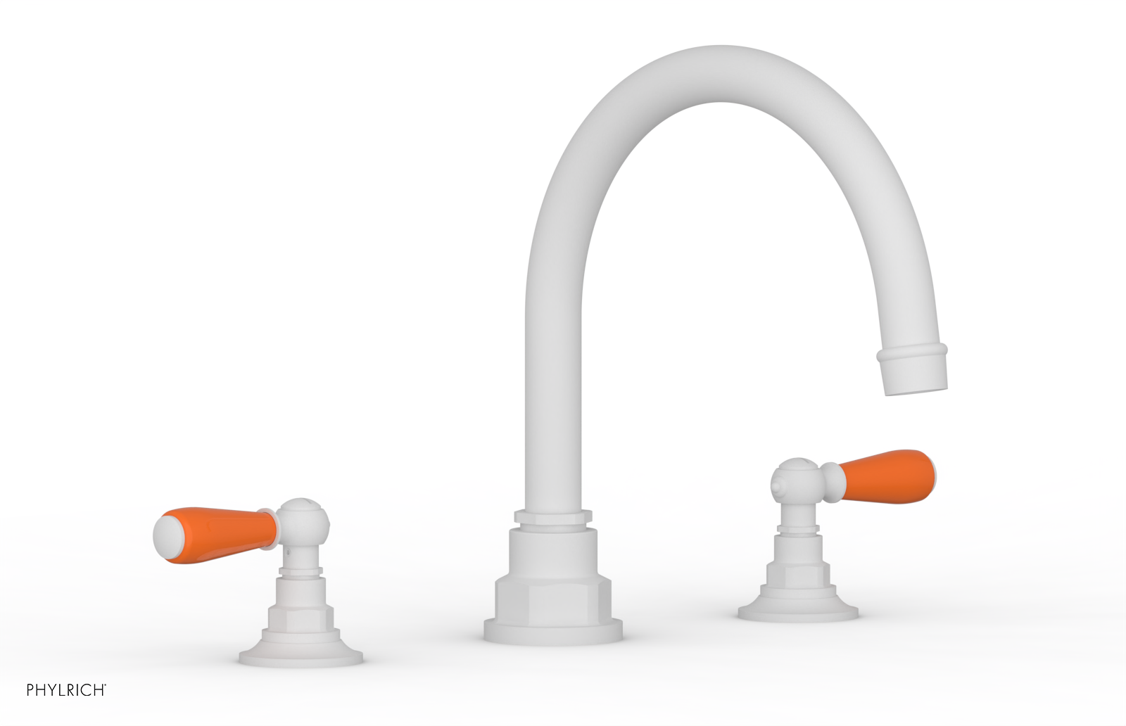 Phylrich Jamestown Deck Tub Set with Lever Handles