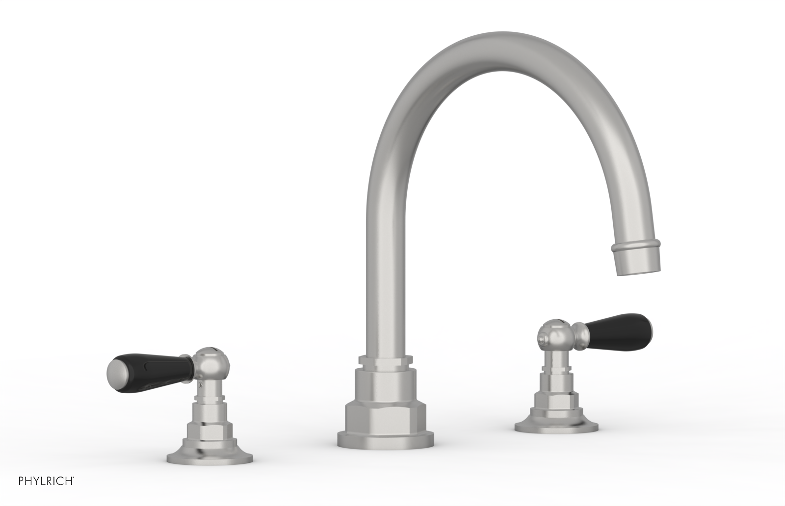 Phylrich Jamestown Deck Tub Set with Lever Handles