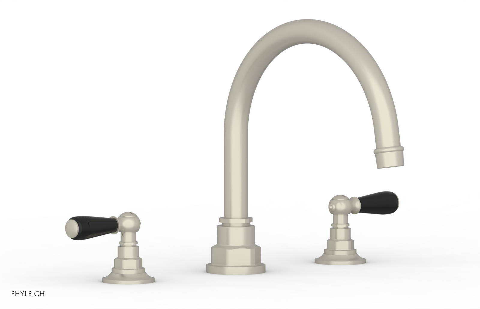 Phylrich Jamestown Deck Tub Set with Lever Handles