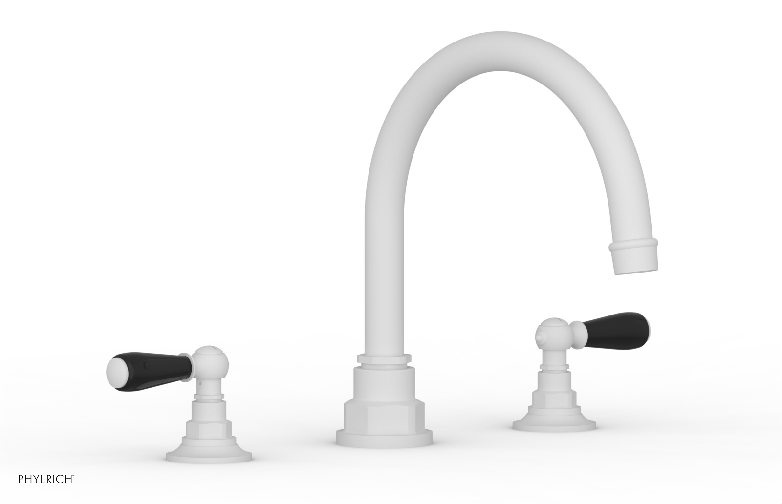 Phylrich Jamestown Deck Tub Set with Lever Handles