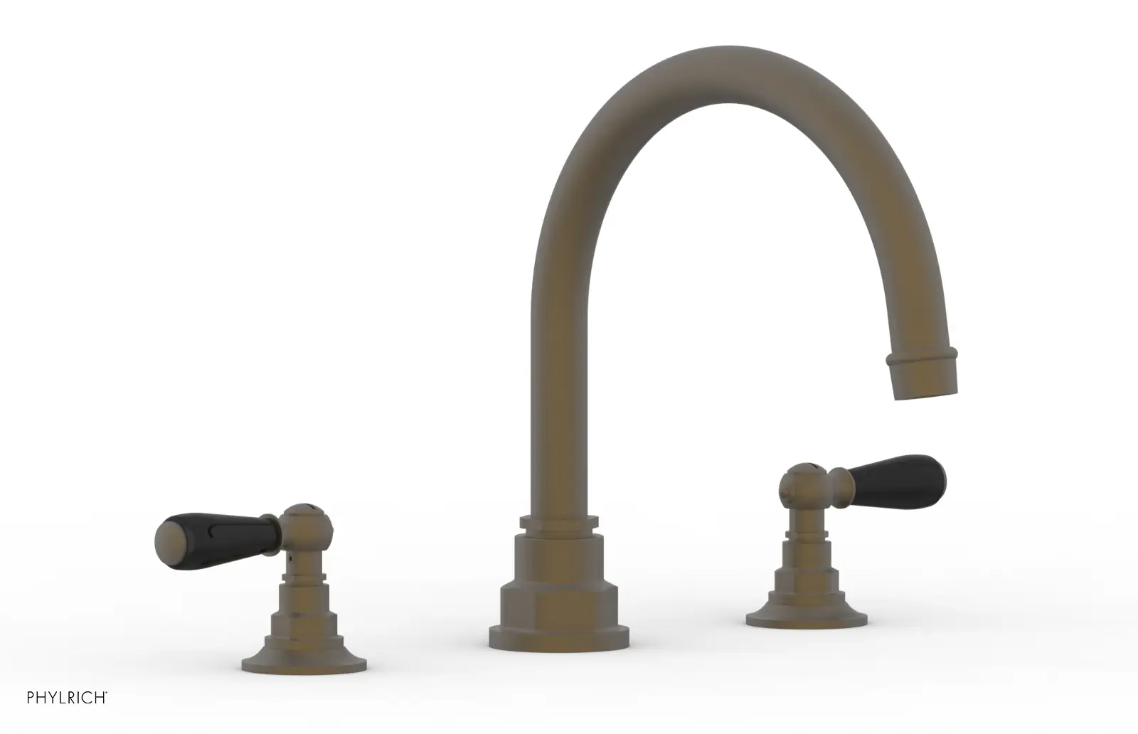 Phylrich Jamestown Deck Tub Set with Lever Handles by Phylrich