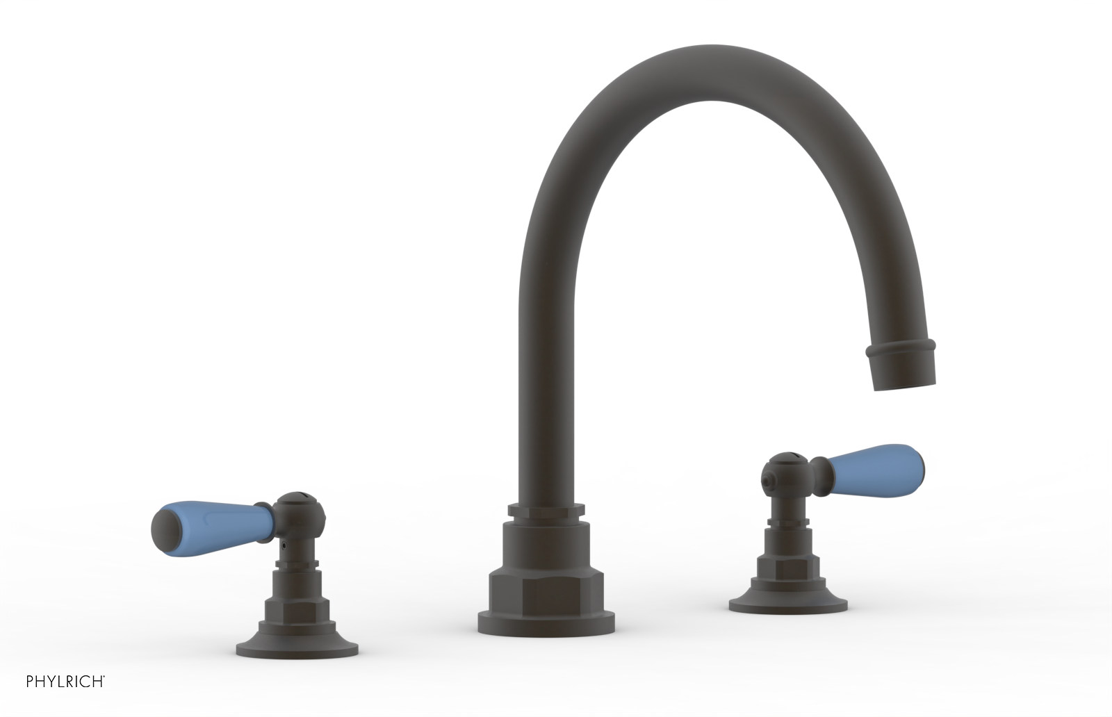 Phylrich Jamestown Deck Tub Set with Lever Handles by Phylrich