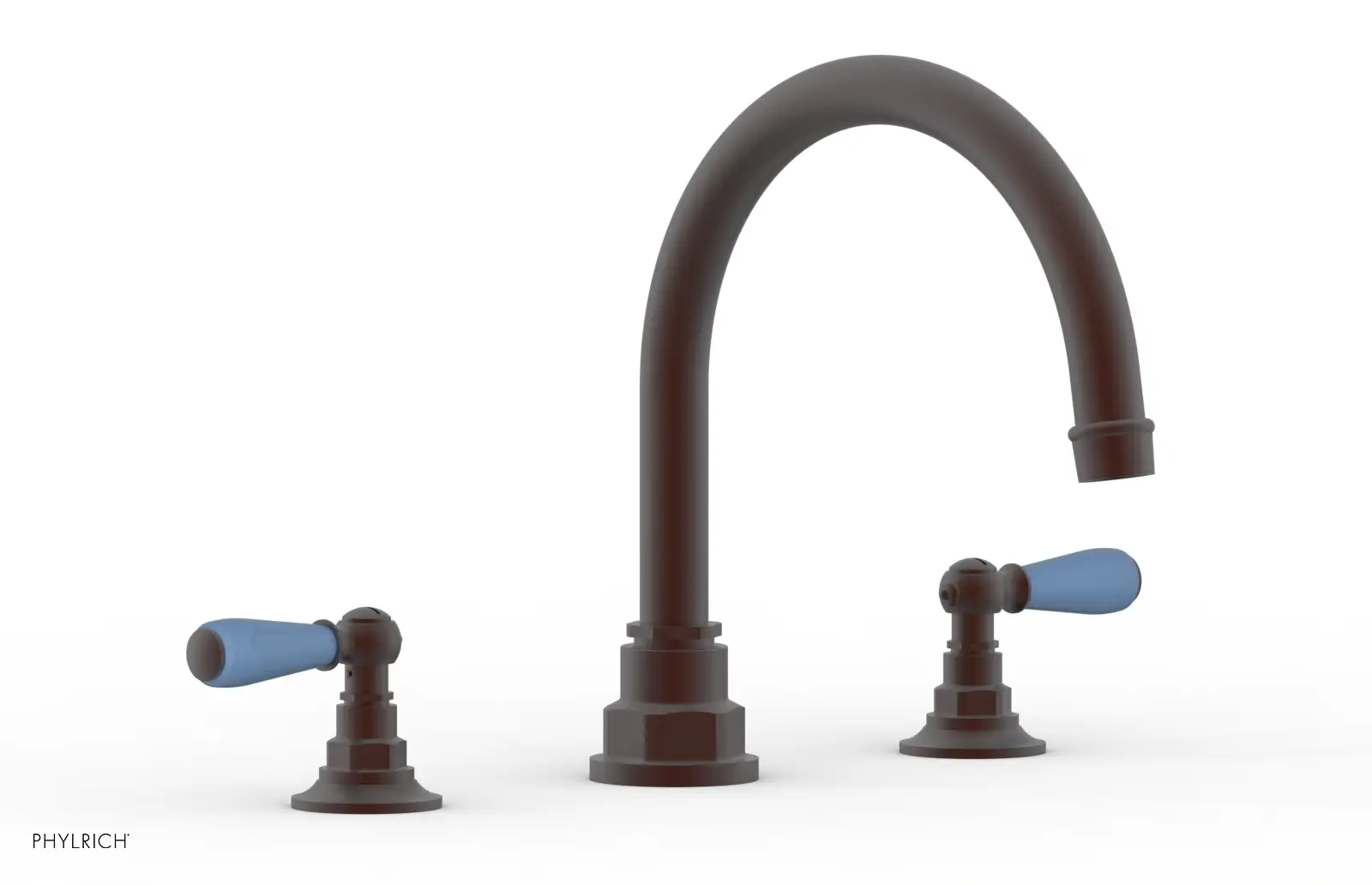 Phylrich Jamestown Deck Tub Set with Lever Handles by Phylrich