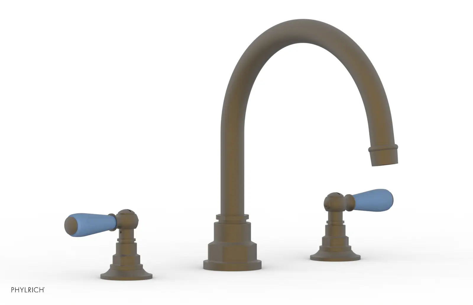 Phylrich Jamestown Deck Tub Set with Lever Handles by Phylrich
