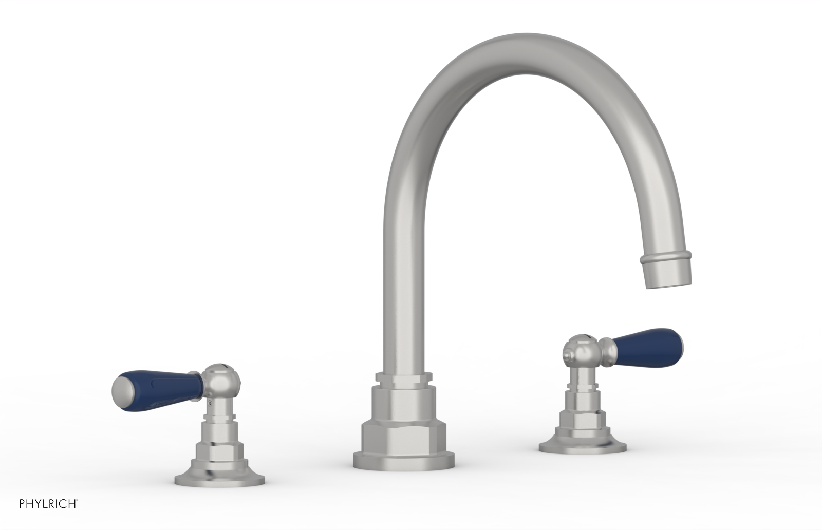 Phylrich Jamestown Deck Tub Set with Lever Handles