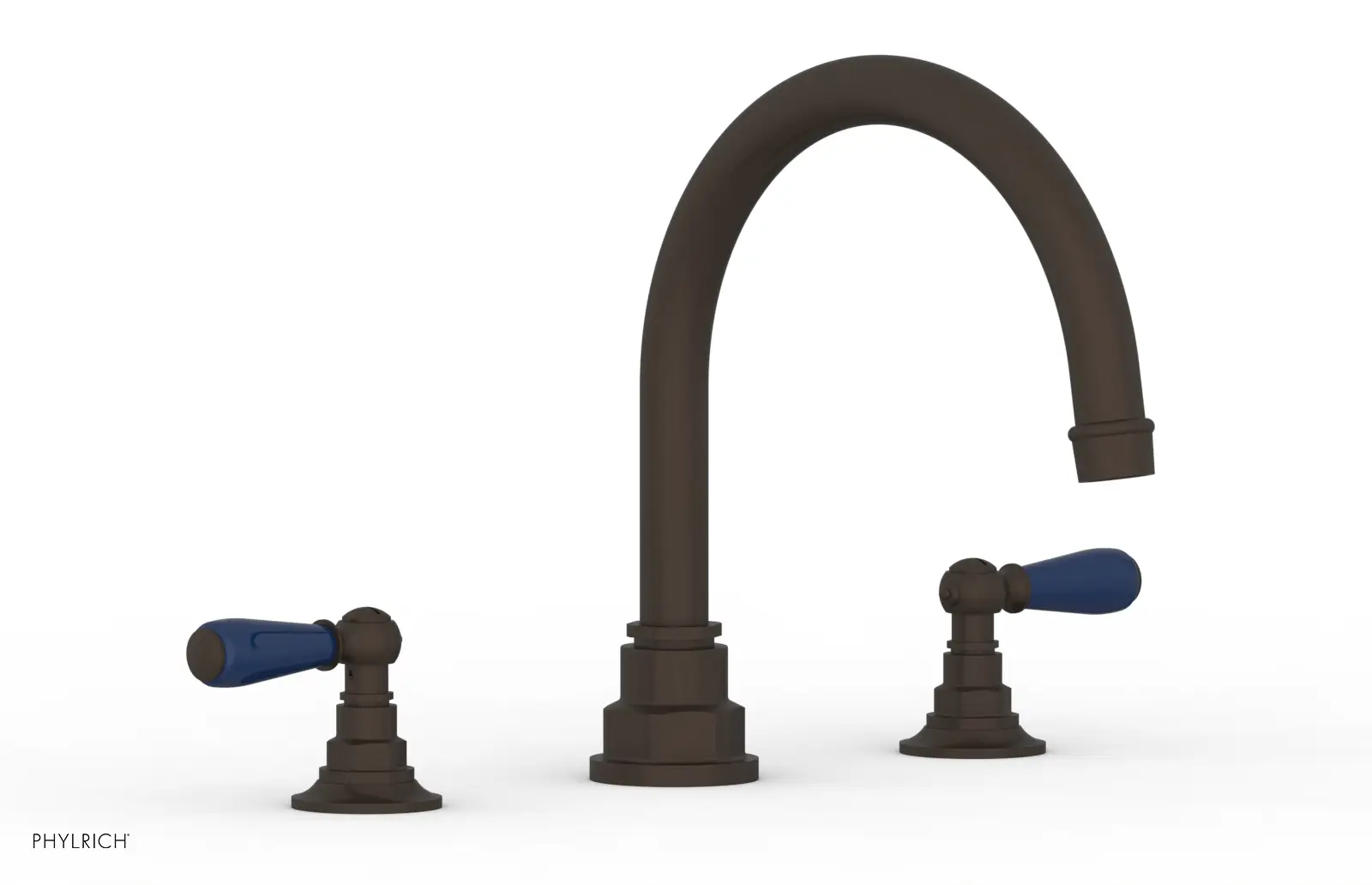 Phylrich Jamestown Deck Tub Set with Lever Handles by Phylrich