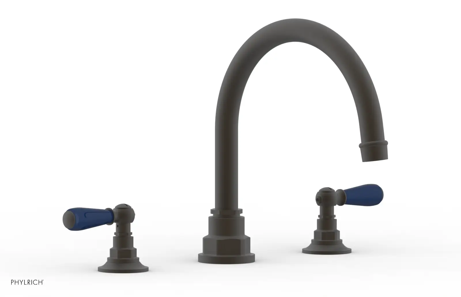Phylrich Jamestown Deck Tub Set with Lever Handles by Phylrich