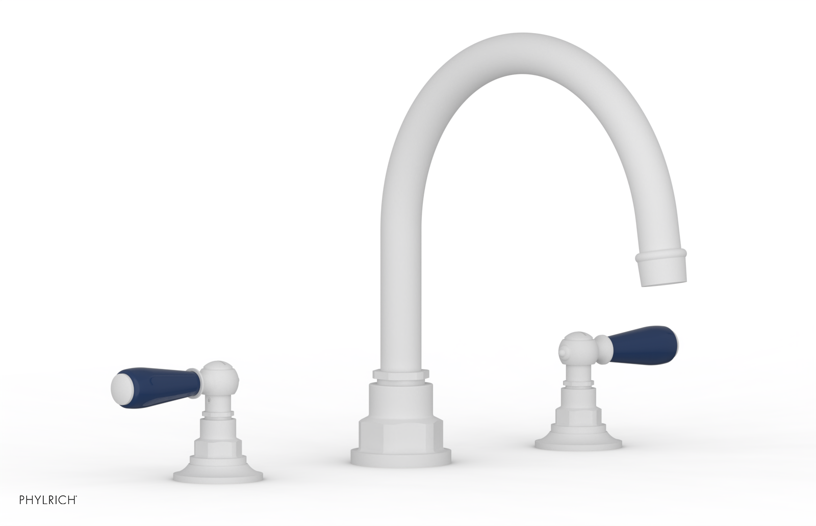 Phylrich Jamestown Deck Tub Set with Lever Handles