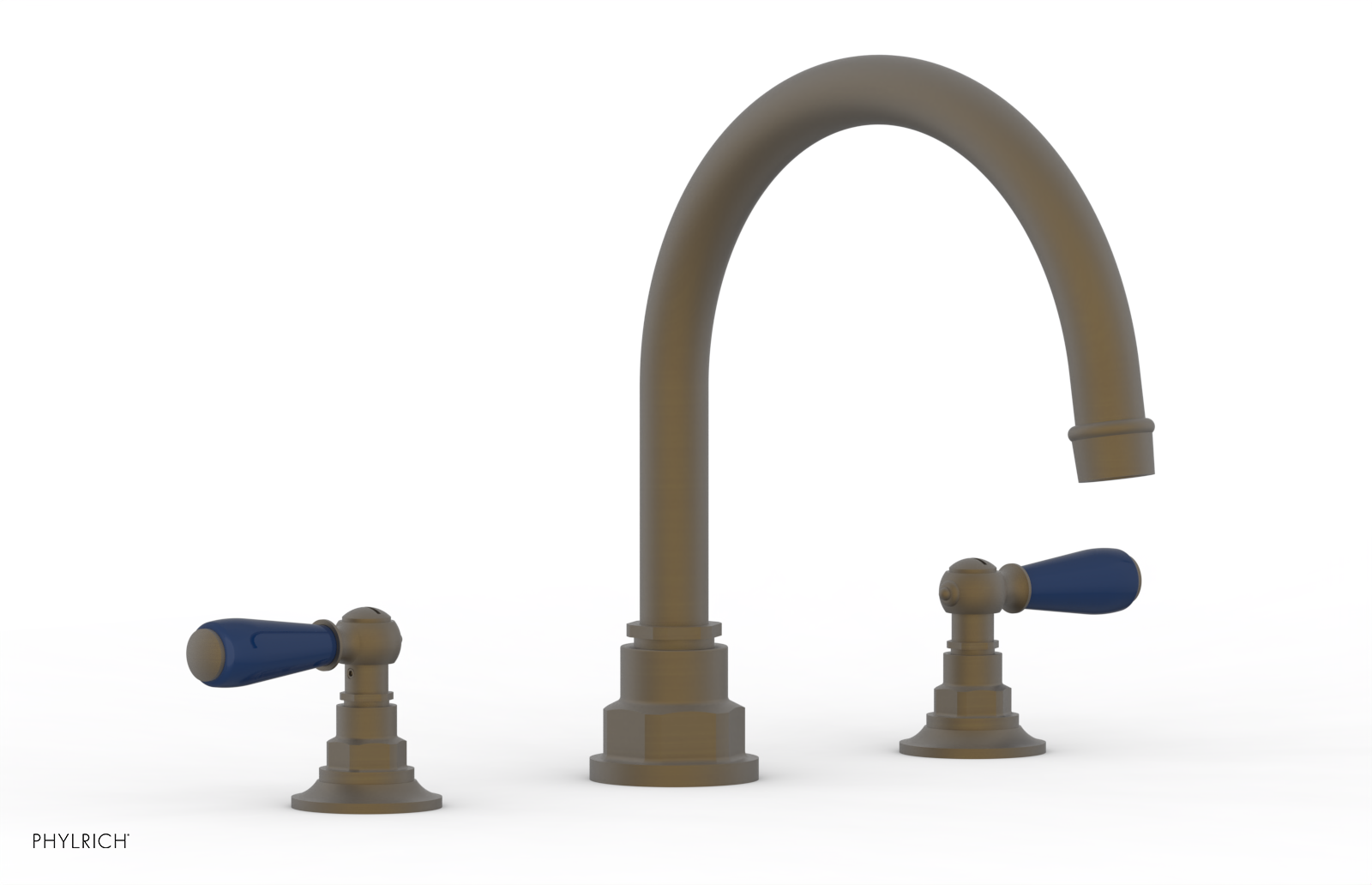 Phylrich Jamestown Deck Tub Set with Lever Handles by Phylrich