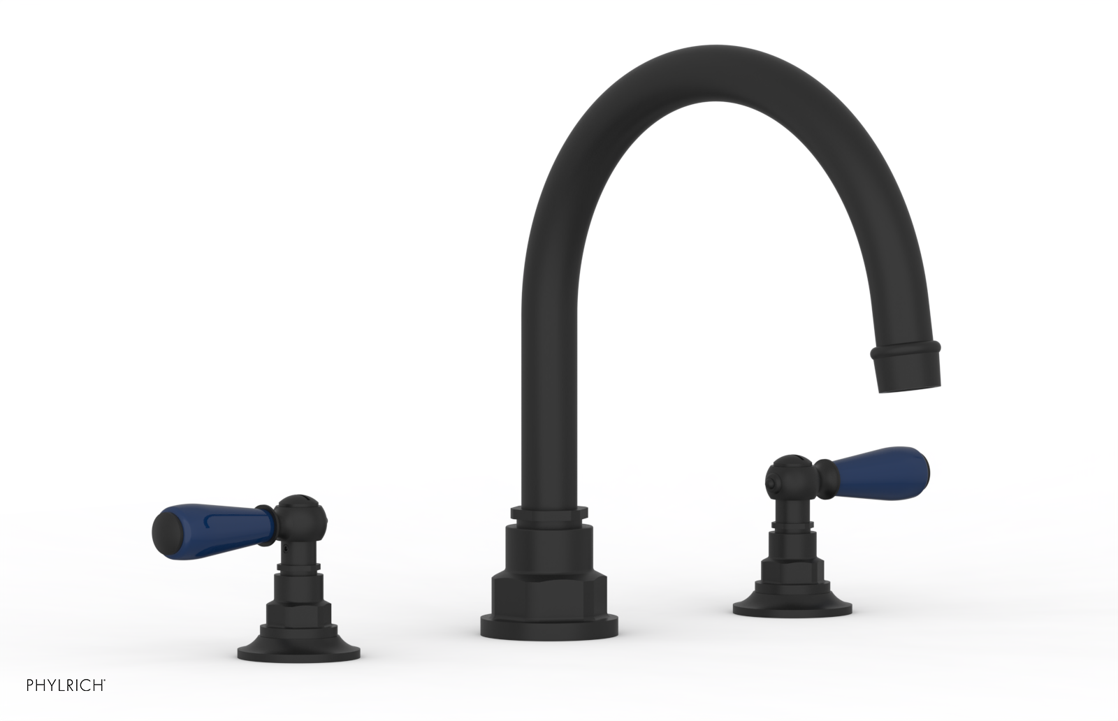 Phylrich Jamestown Deck Tub Set with Lever Handles by Phylrich