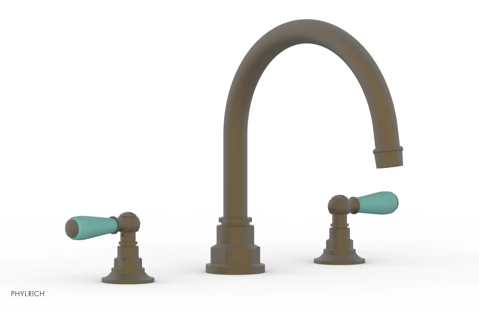 Phylrich Jamestown Deck Tub Set with Lever Handles by Phylrich