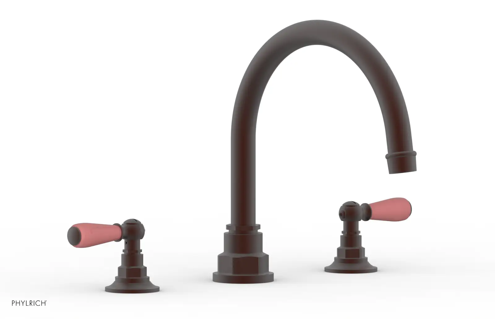 Phylrich Jamestown Deck Tub Set with Lever Handles by Phylrich