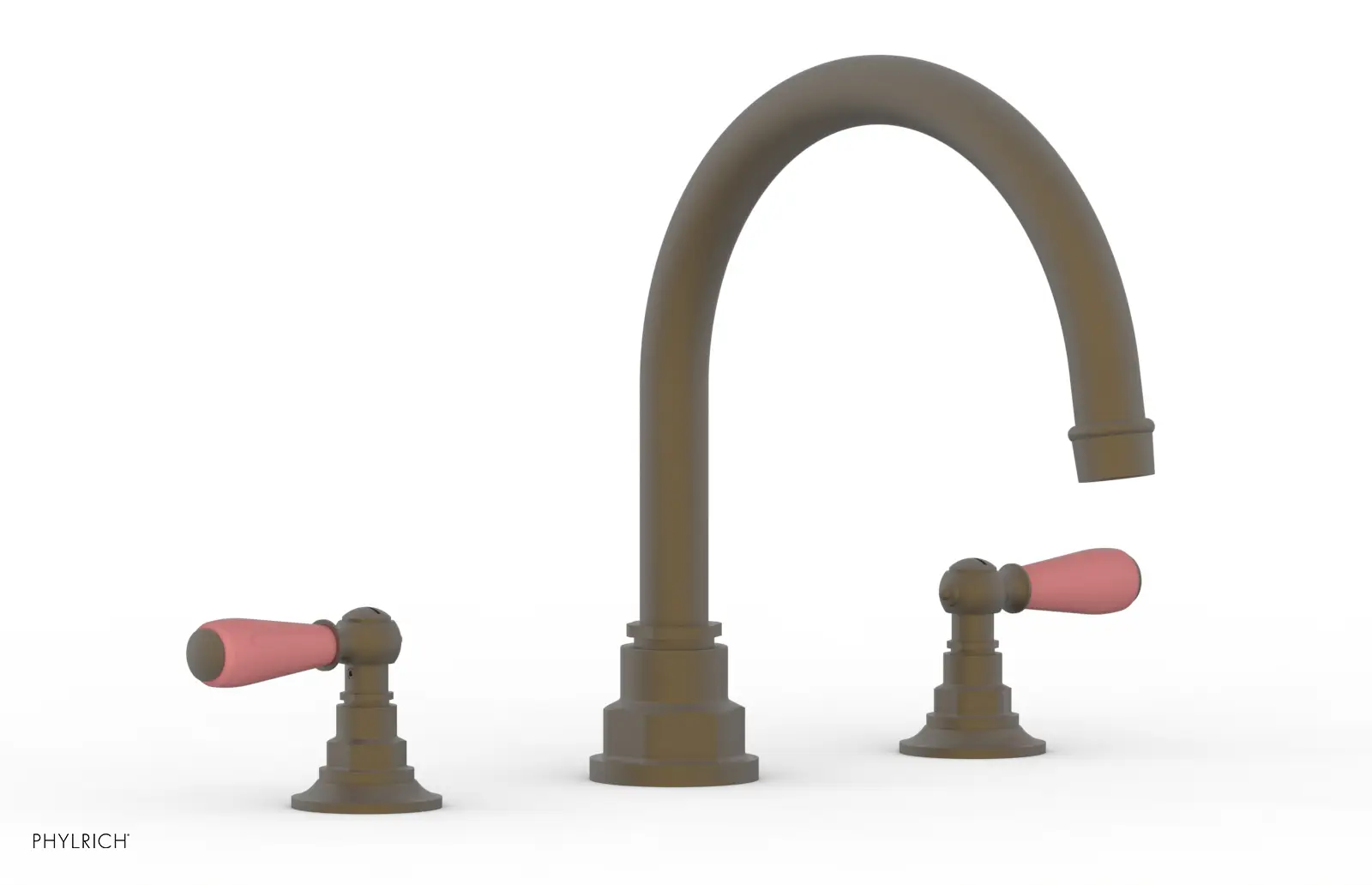 Phylrich Jamestown Deck Tub Set with Lever Handles by Phylrich