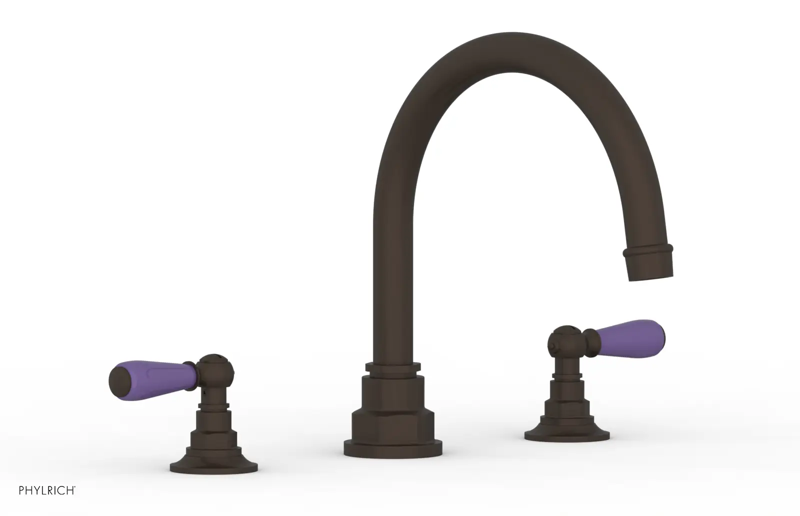 Phylrich Jamestown Deck Tub Set with Lever Handles by Phylrich