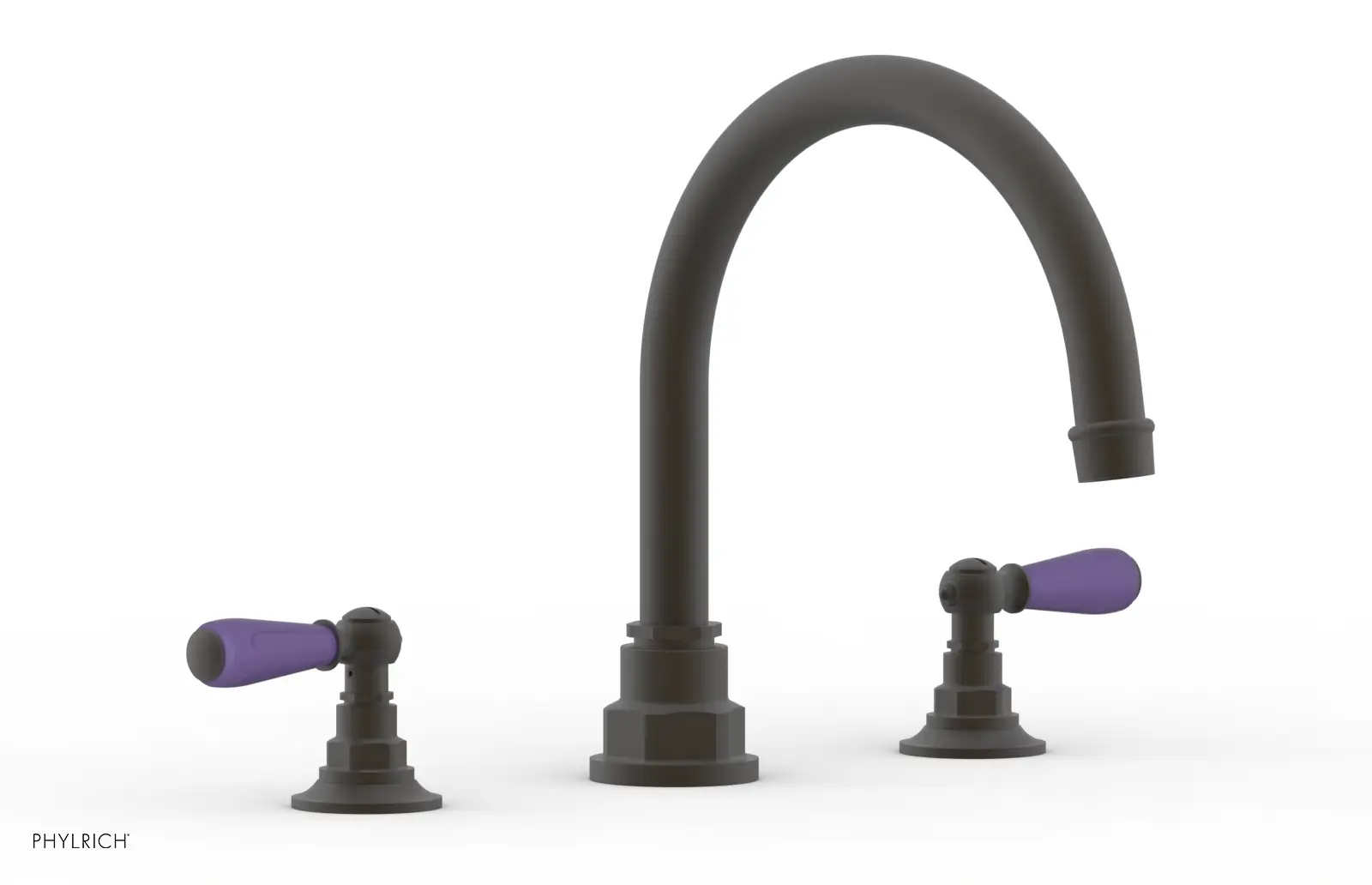 Phylrich Jamestown Deck Tub Set with Lever Handles by Phylrich