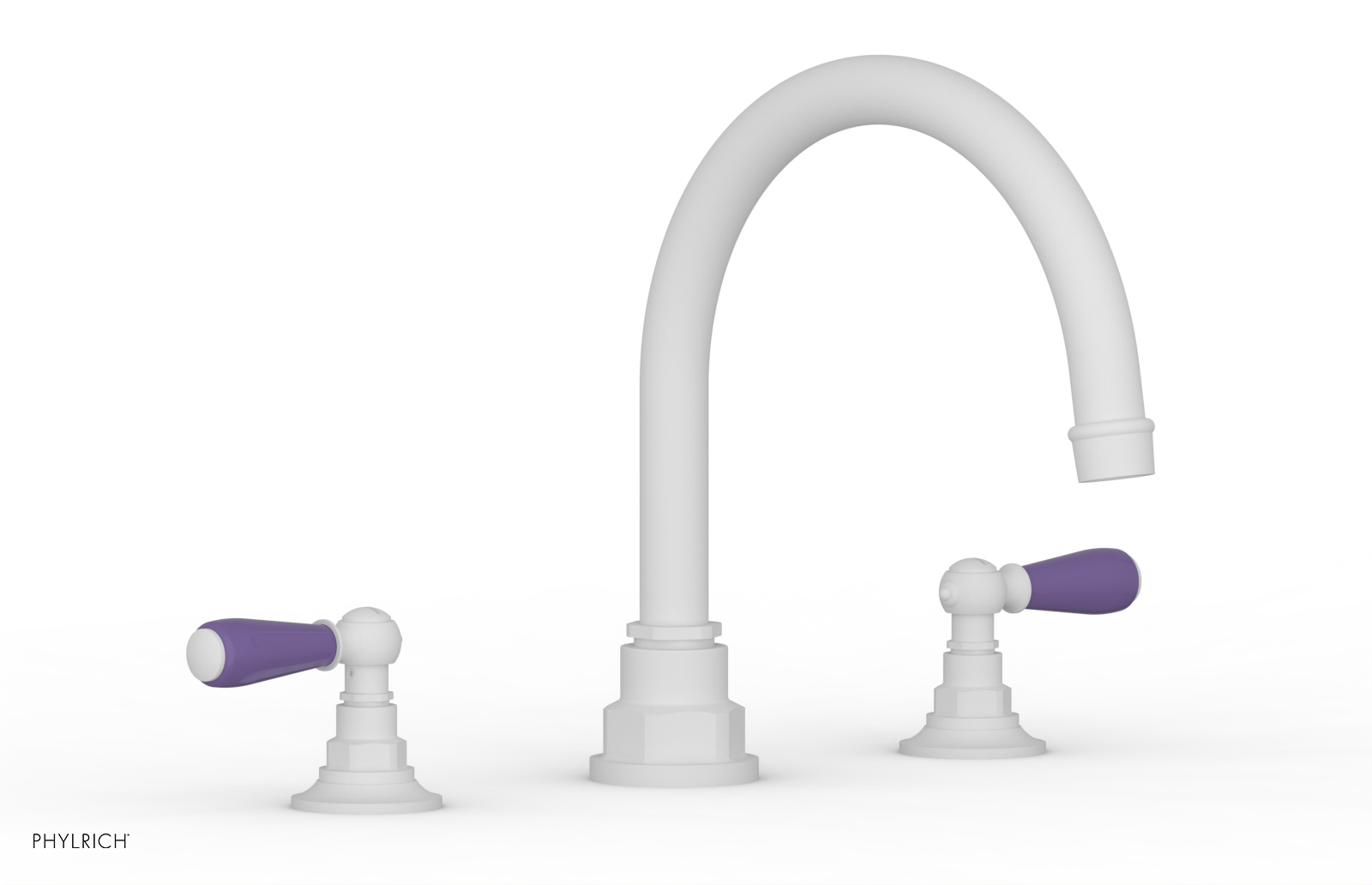 Phylrich Jamestown Deck Tub Set with Lever Handles by Phylrich