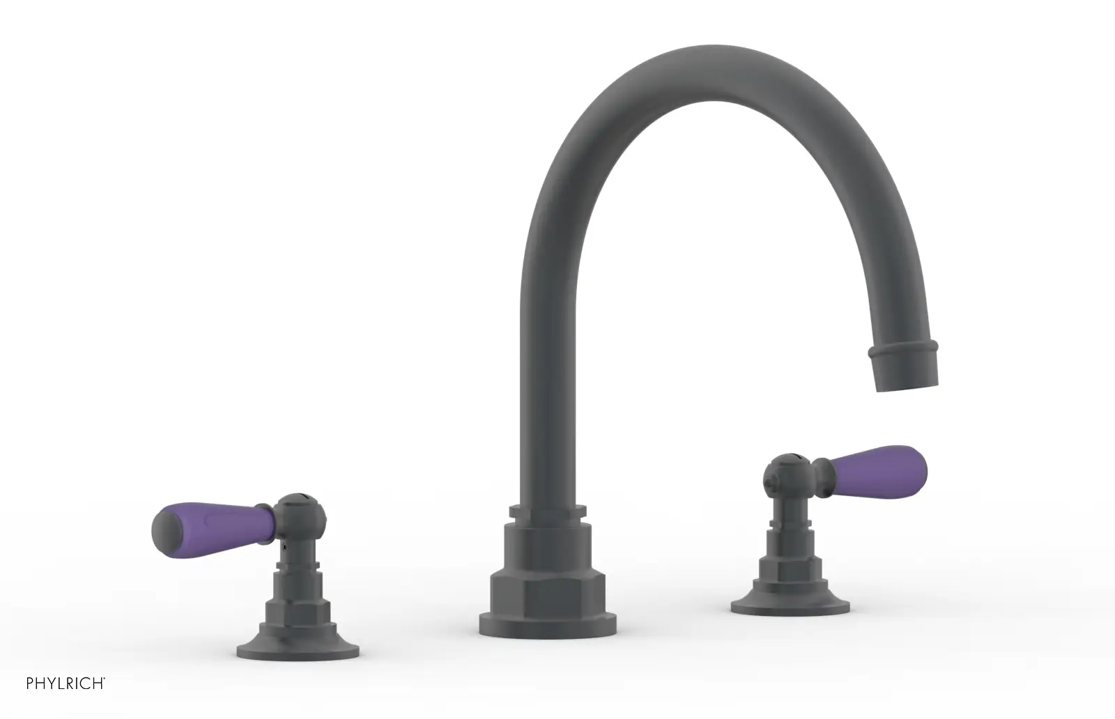 Phylrich Jamestown Deck Tub Set with Lever Handles by Phylrich