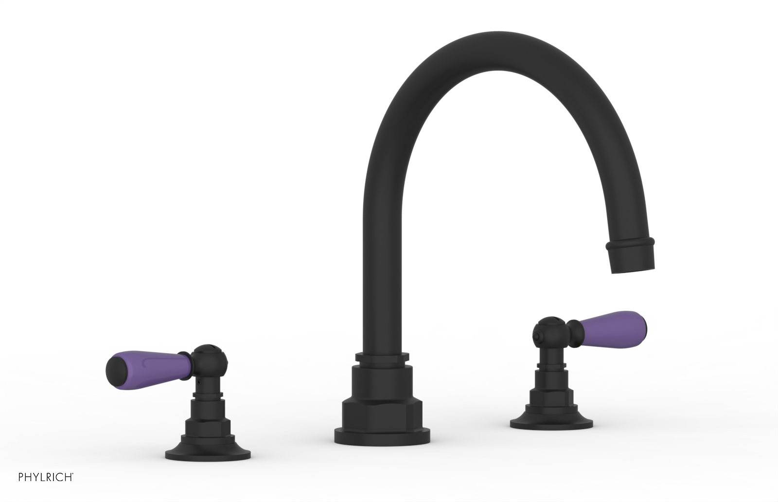 Phylrich Jamestown Deck Tub Set with Lever Handles by Phylrich