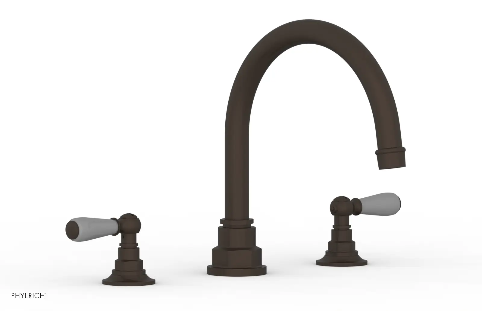 Phylrich Jamestown Deck Tub Set with Lever Handles by Phylrich