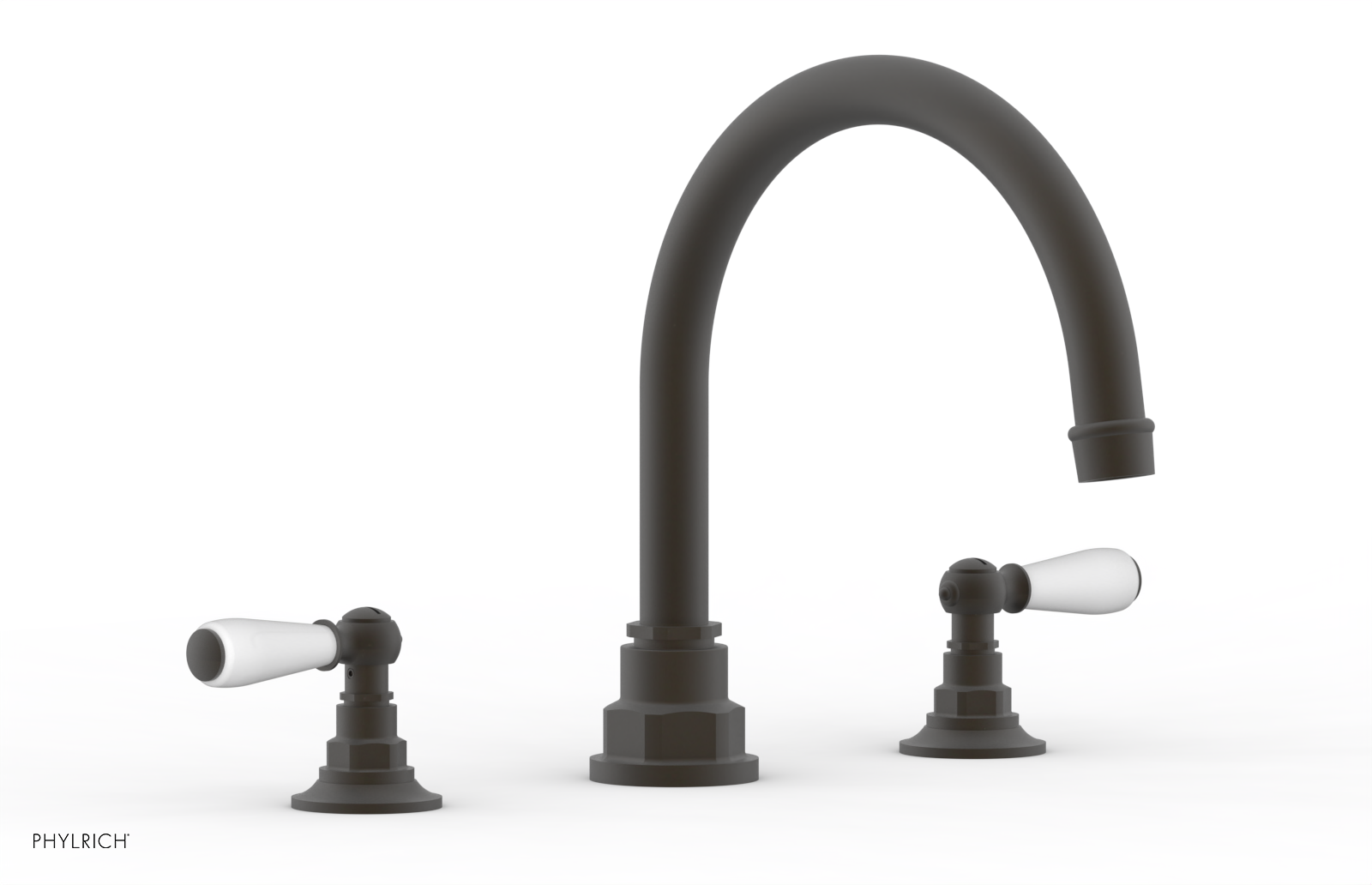 Phylrich Jamestown Deck Tub Set with Lever Handles