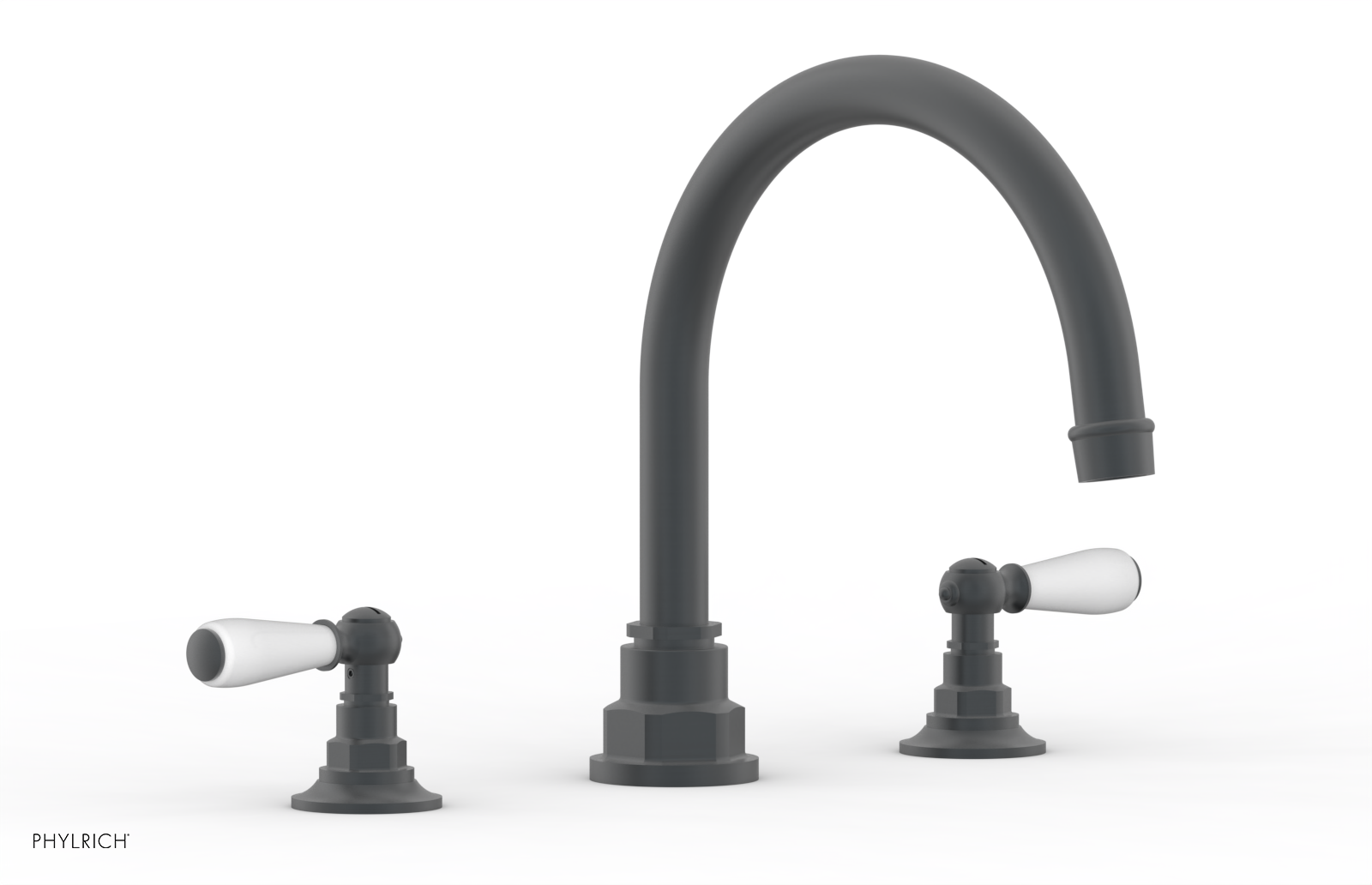 Phylrich Jamestown Deck Tub Set with Lever Handles