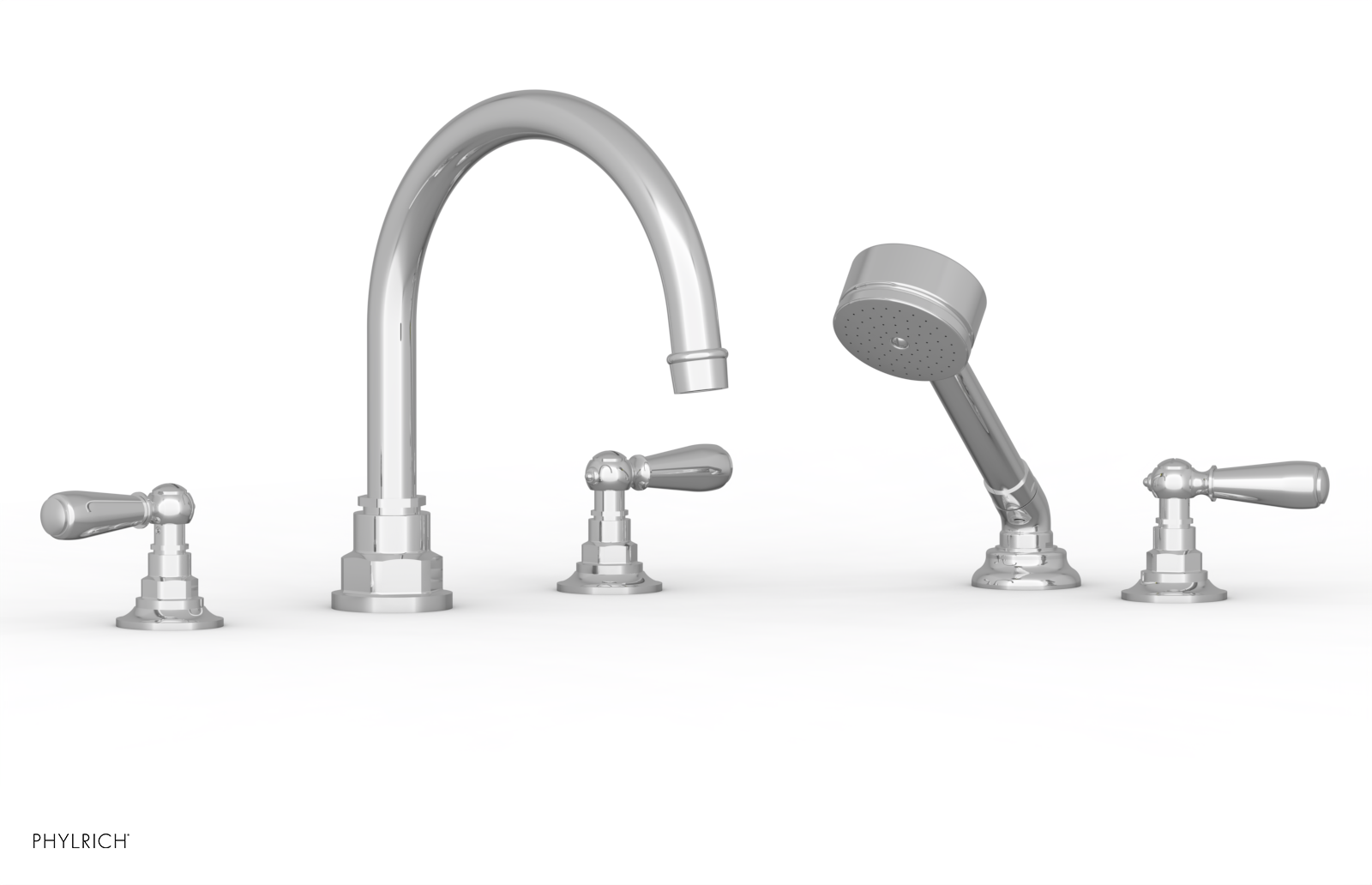 polished chrome bathroom faucet