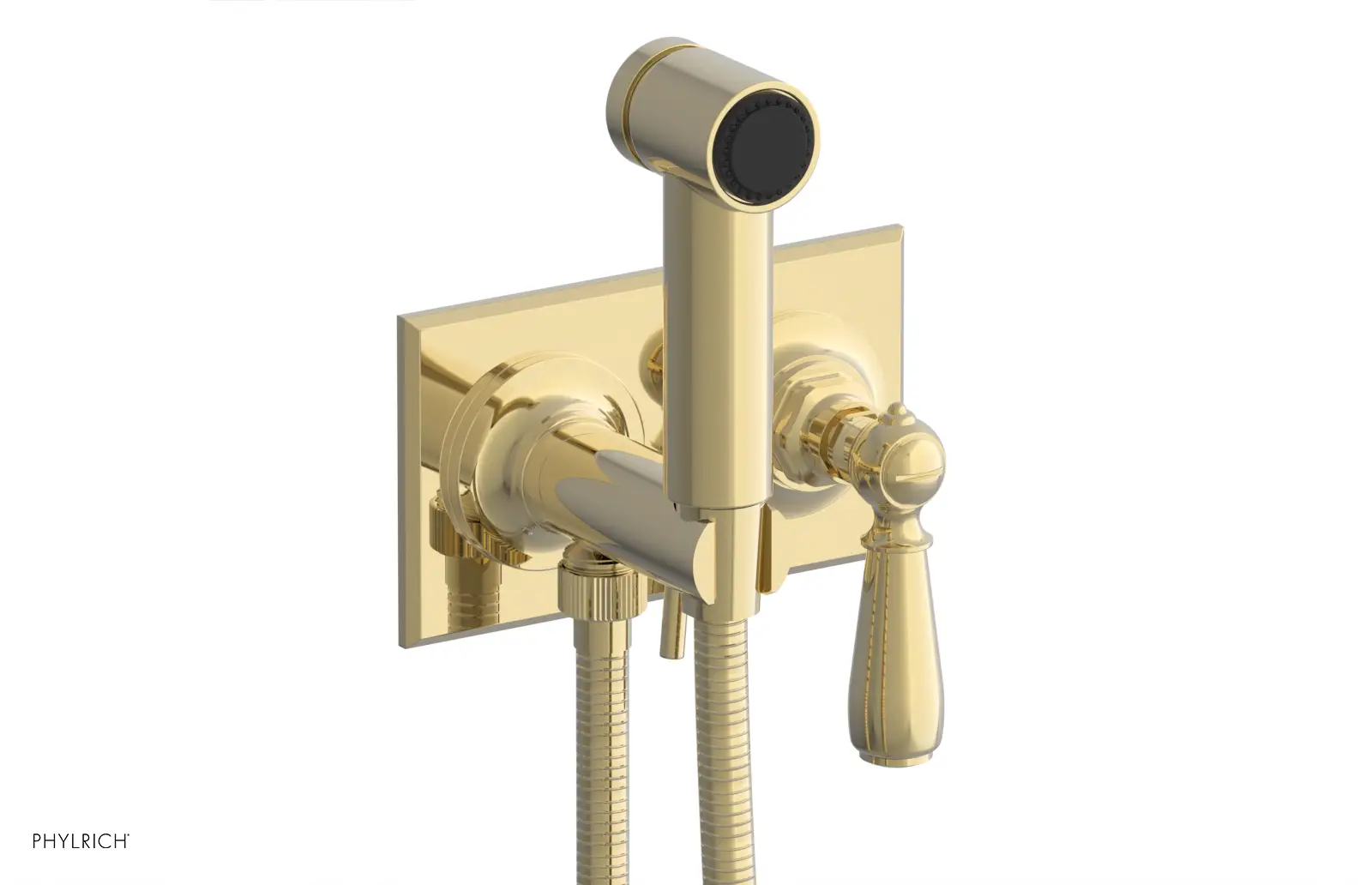 Phylrich Jamestown Wall Mounted Bidet with Lever Handle by Phylrich