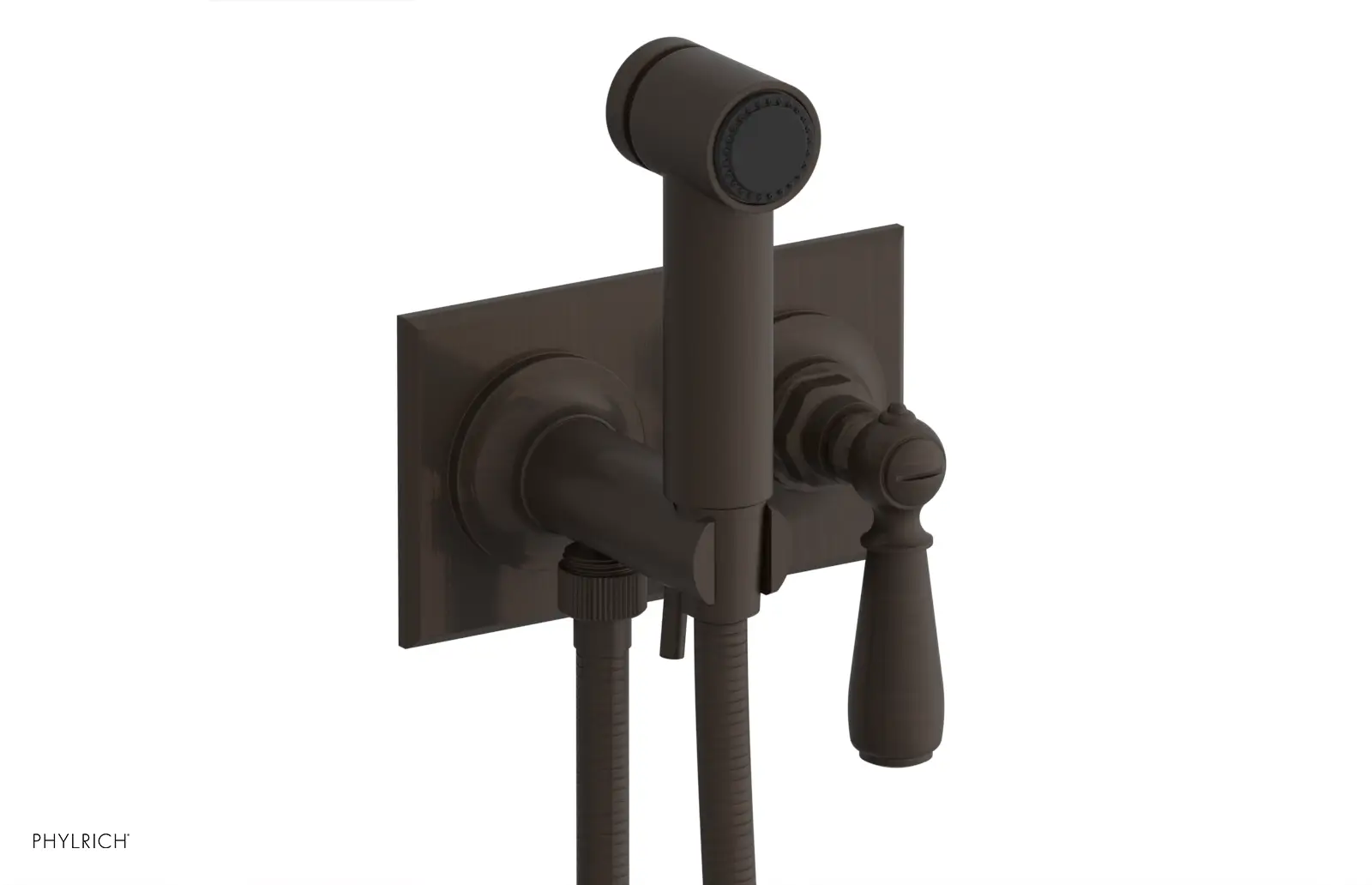 Phylrich Jamestown Wall Mounted Bidet with Lever Handle by Phylrich