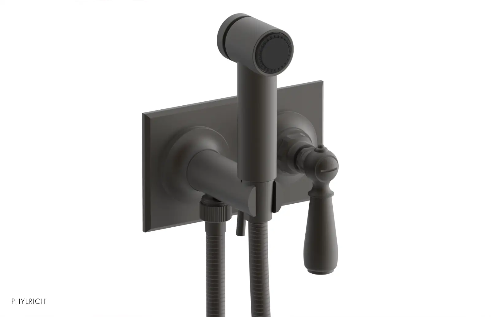 Phylrich Jamestown Wall Mounted Bidet with Lever Handle by Phylrich