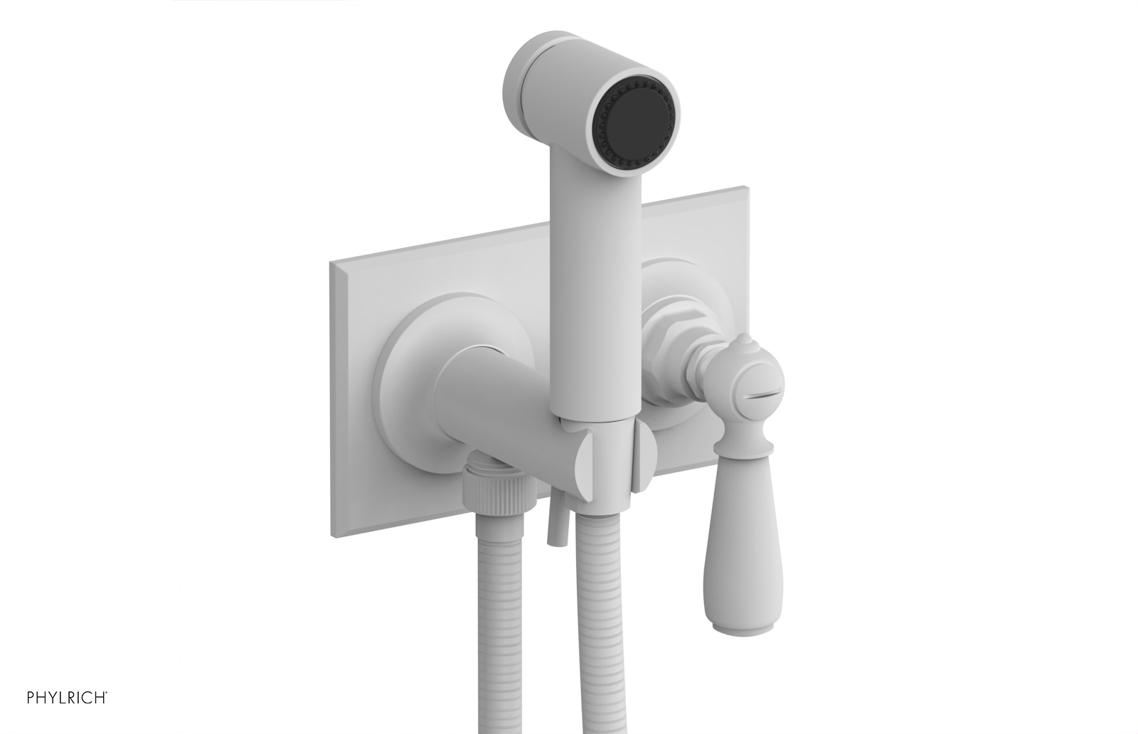 Phylrich Jamestown Wall Mounted Bidet with Lever Handle