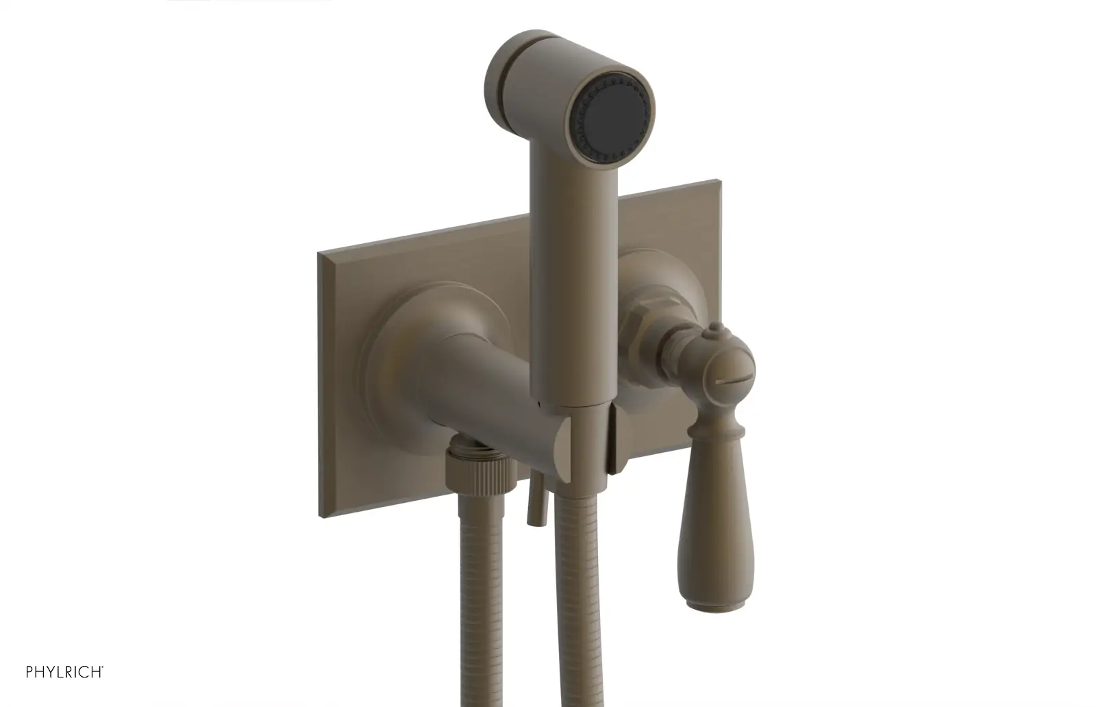 Phylrich Jamestown Wall Mounted Bidet with Lever Handle by Phylrich