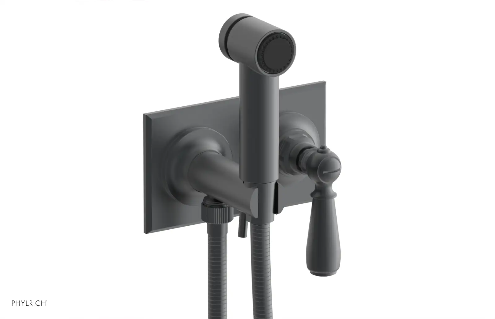 Phylrich Jamestown Wall Mounted Bidet with Lever Handle by Phylrich