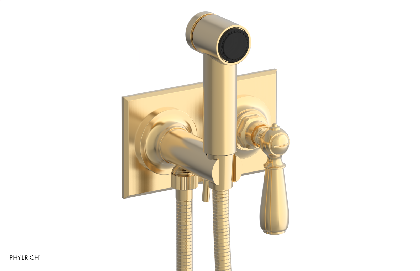 Phylrich Jamestown Wall Mounted Bidet with Lever Handle