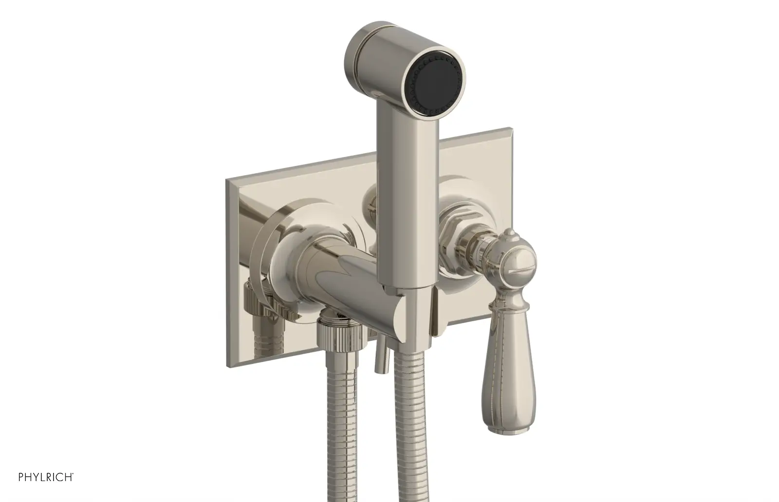 Phylrich Jamestown Wall Mounted Bidet with Lever Handle by Phylrich