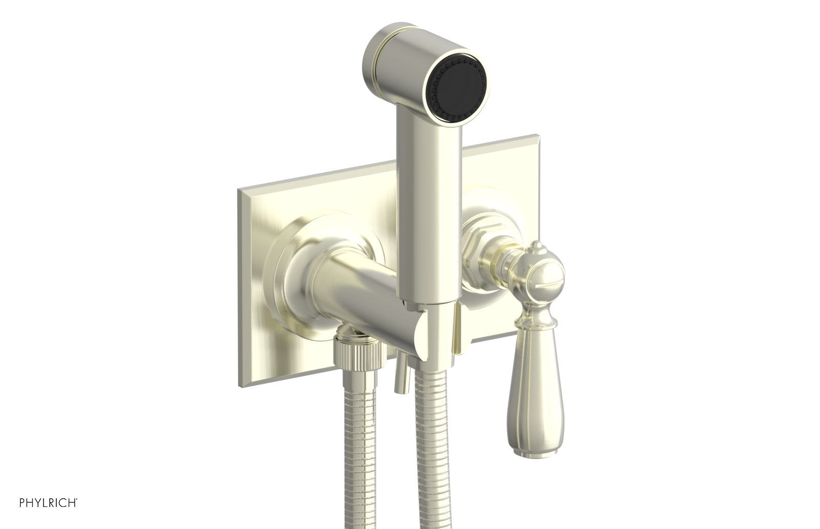 Phylrich Jamestown Wall Mounted Bidet with Lever Handle