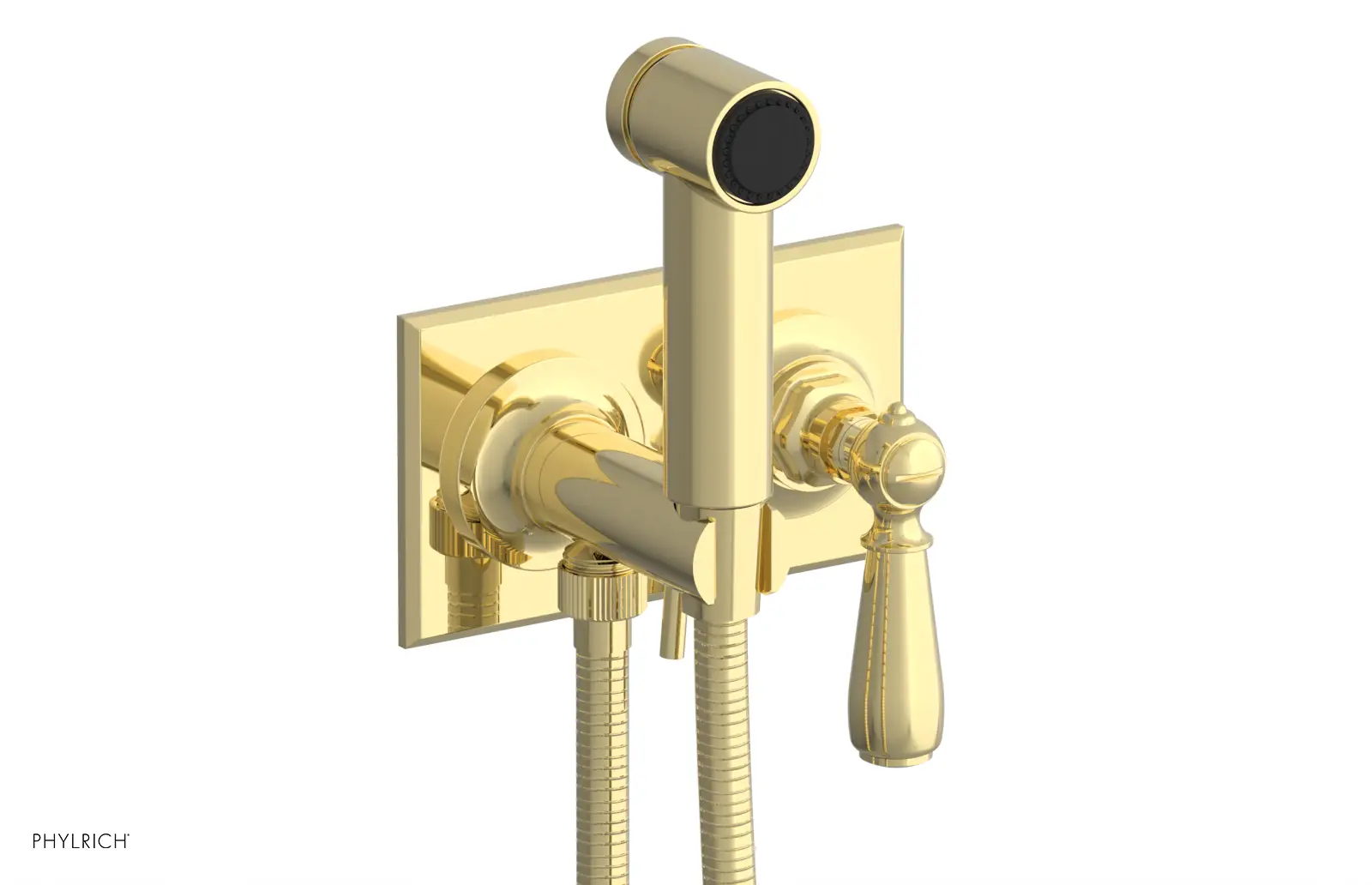 Phylrich Jamestown Wall Mounted Bidet with Lever Handle by Phylrich