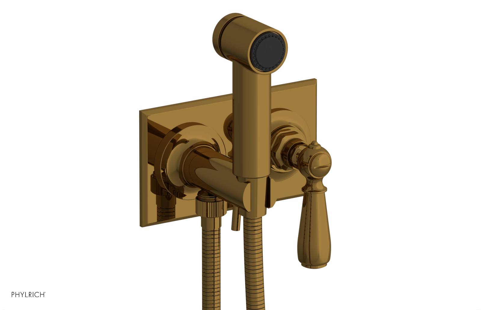 Phylrich Jamestown Wall Mounted Bidet with Lever Handle