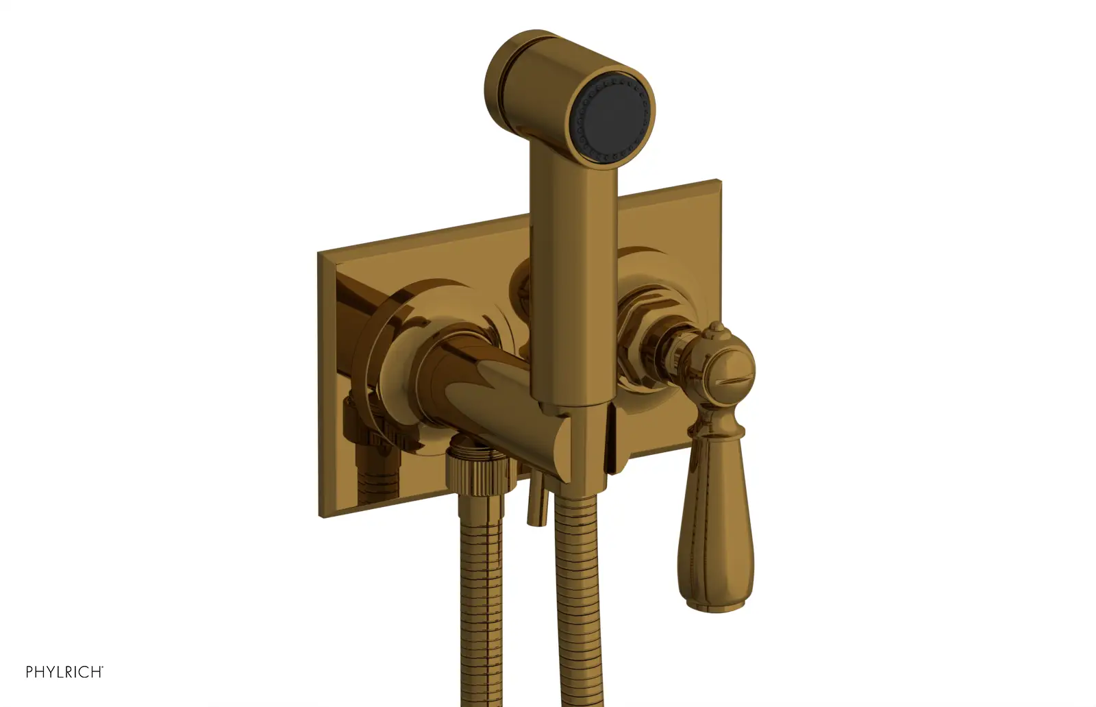 Phylrich Jamestown Wall Mounted Bidet with Lever Handle by Phylrich