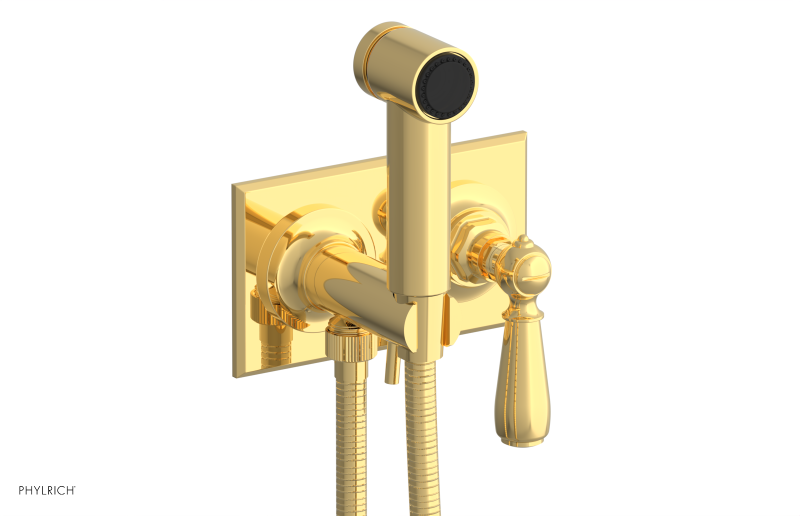 Phylrich Jamestown Wall Mounted Bidet with Lever Handle