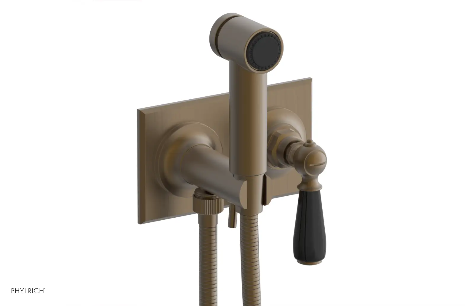 Phylrich Jamestown Wall Mounted Bidet with Lever Handle by Phylrich