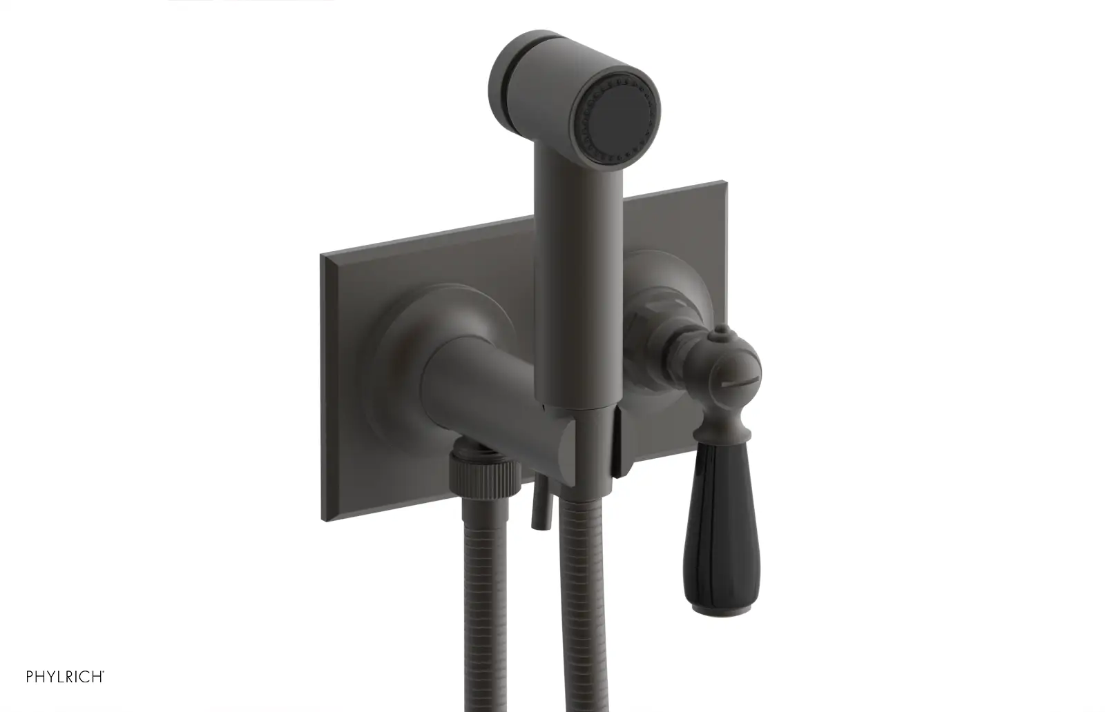 Phylrich Jamestown Wall Mounted Bidet with Lever Handle by Phylrich
