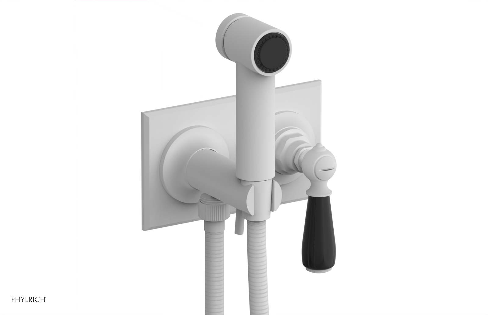 Phylrich Jamestown Wall Mounted Bidet with Lever Handle