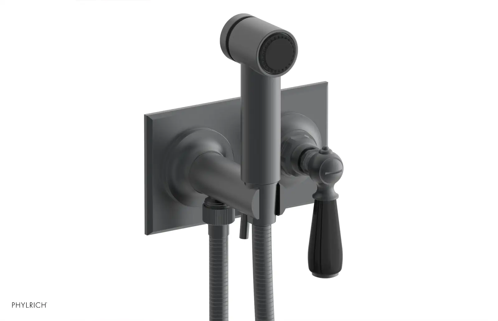 Phylrich Jamestown Wall Mounted Bidet with Lever Handle by Phylrich