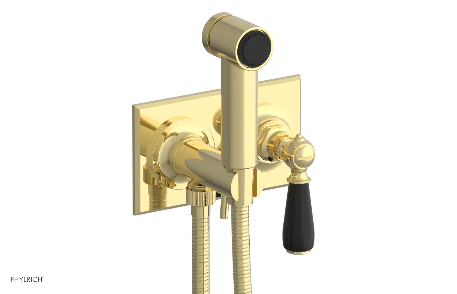 Phylrich Jamestown Wall Mounted Bidet with Lever Handle by Phylrich