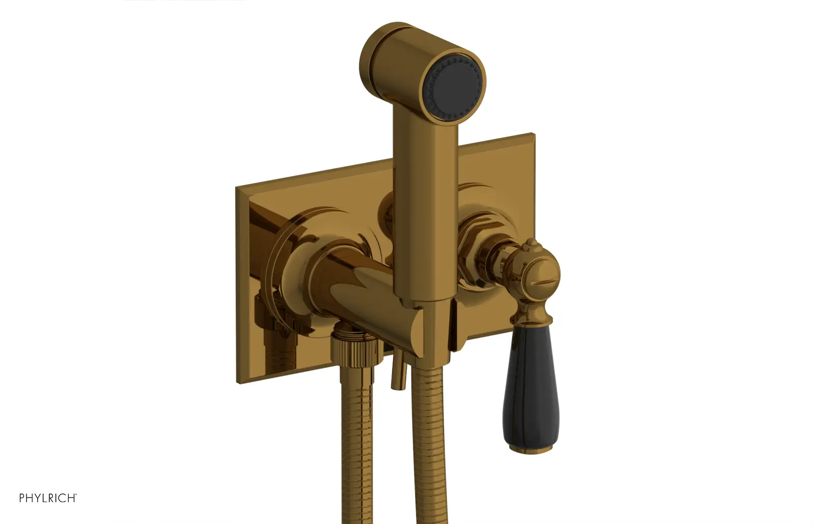 Phylrich Jamestown Wall Mounted Bidet with Lever Handle by Phylrich