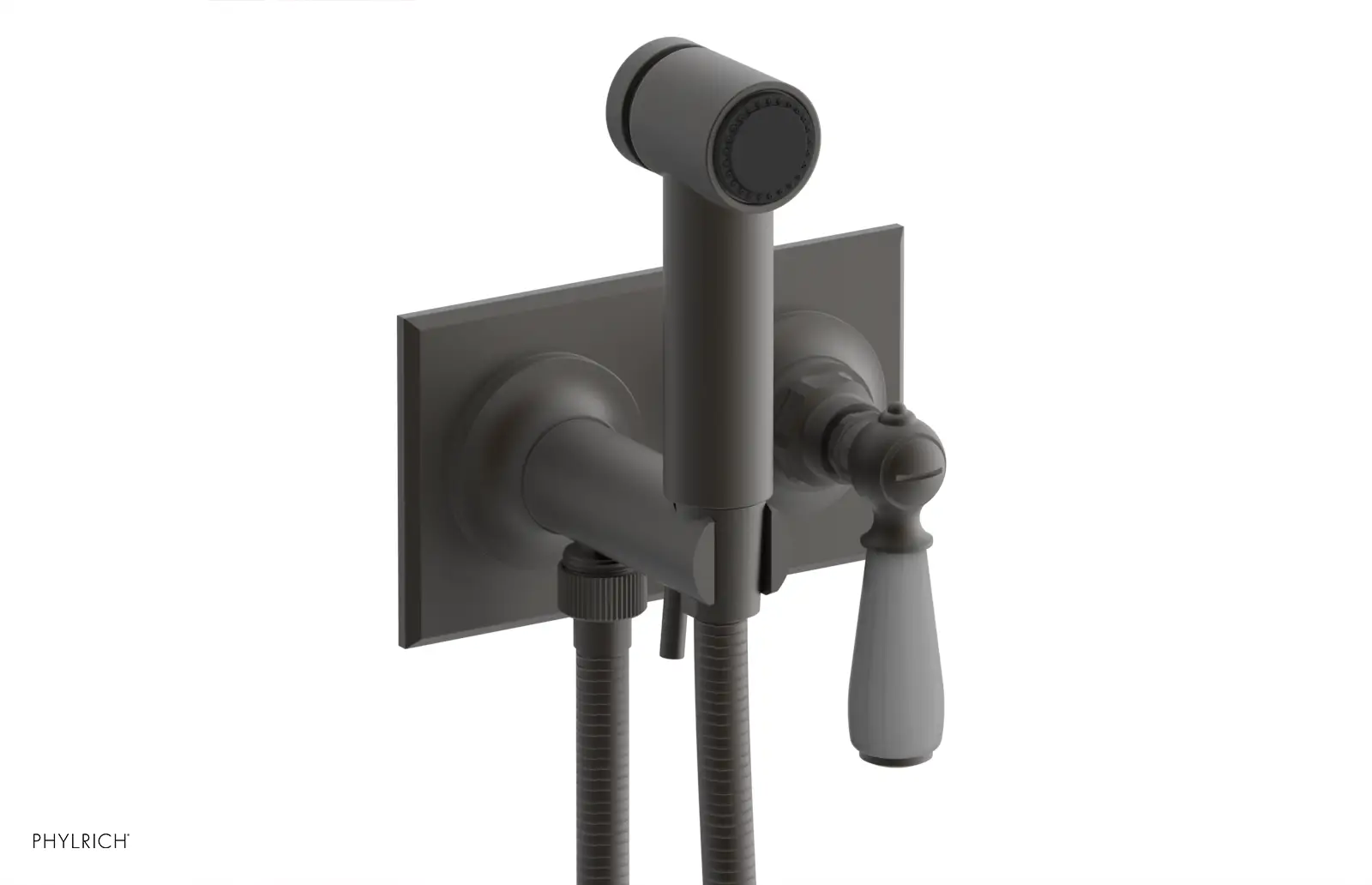 Phylrich Jamestown Wall Mounted Bidet with Lever Handle by Phylrich