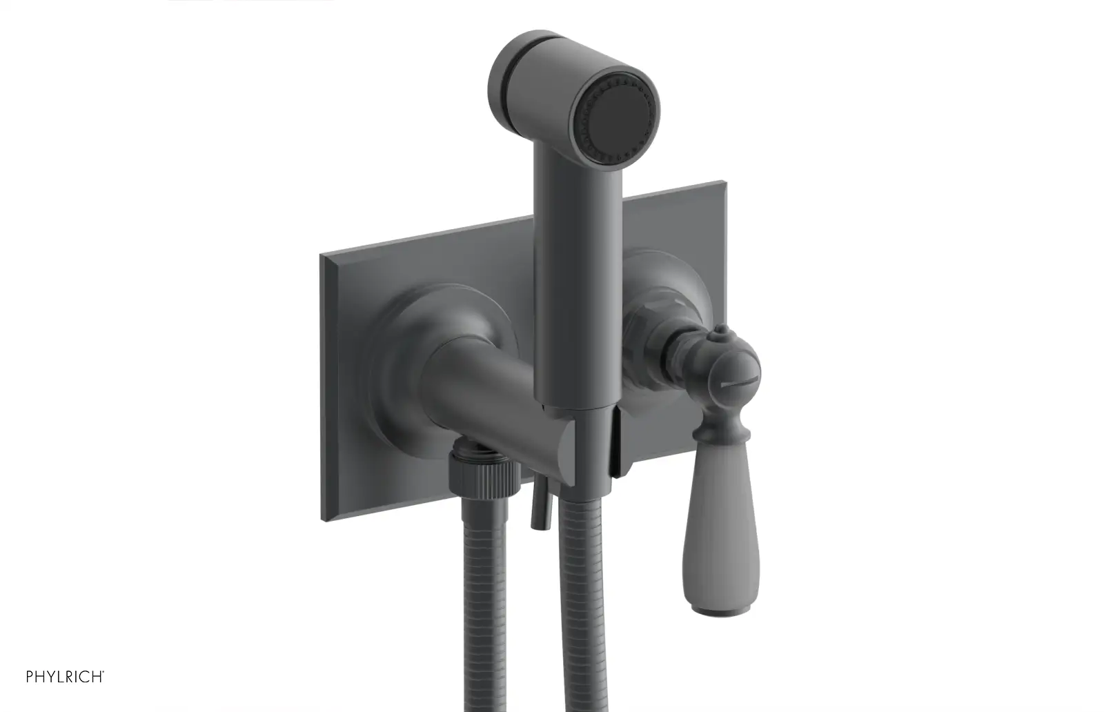 Phylrich Jamestown Wall Mounted Bidet with Lever Handle by Phylrich
